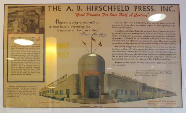 Hirschfeld Press - Denver CO