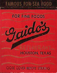 Gaido's Restaurant - Houston TX