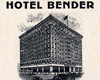 bender hotel, 1921