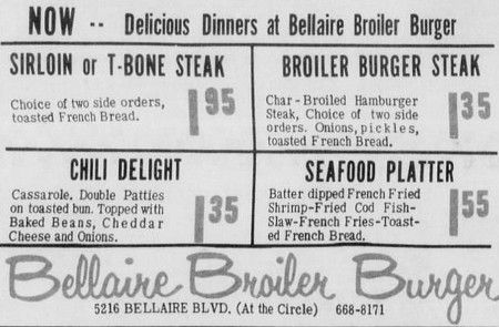 Bellaire Broiler Burger - Bellaire TX