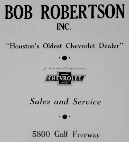 Bob Robertson Chevrolet - Houston TX