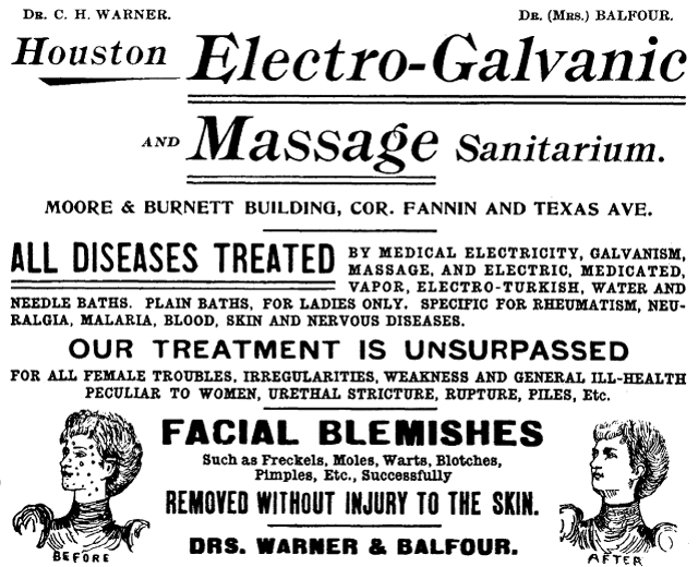 Houston Electro-Galvanic and Massage Sanitarium