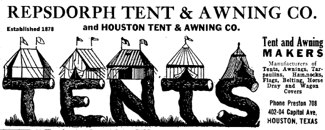 Repsdorph Tent & Awning Co. - Houston TX