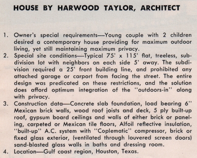 Harwood Taylor House - Houston TX